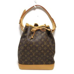 Louis Vuitton Noe Shoulder Bag Pvc Coated Canvas Monogram Brown